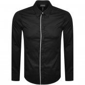 Emporio Armani Regular Fit Long Sleeved Shirt Blac